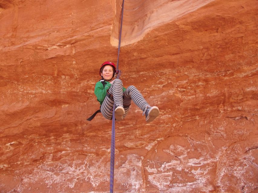 Moab: Morning or Afternoon Half-Day Rappelling Tour - Hiking back through Moab’s desert rock