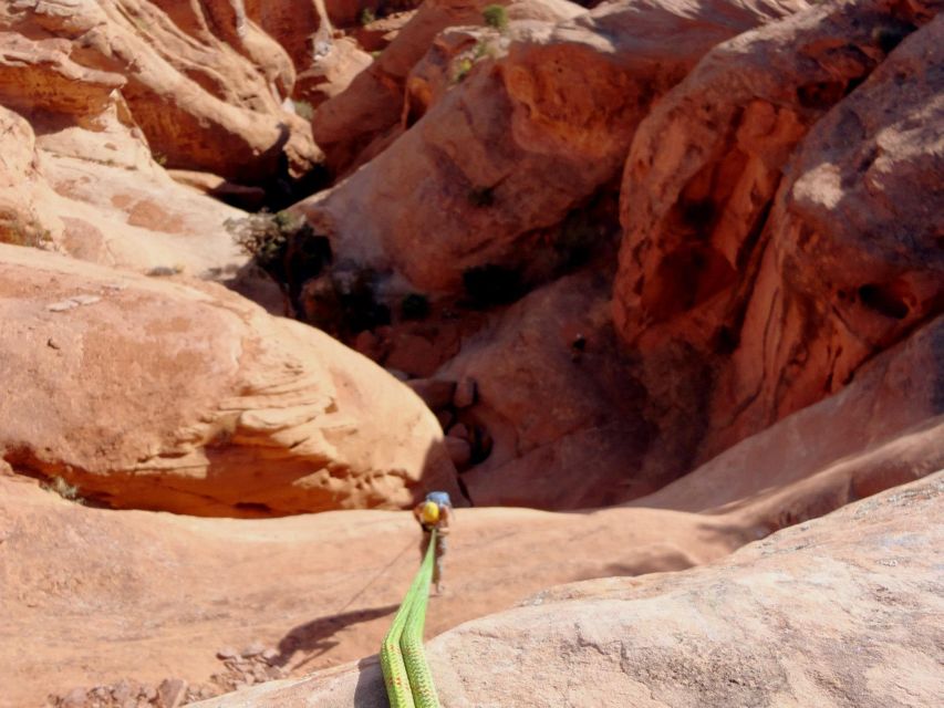 Moab: Morning or Afternoon Half-Day Rappelling Tour - Rappelling beside waterfalls and pools