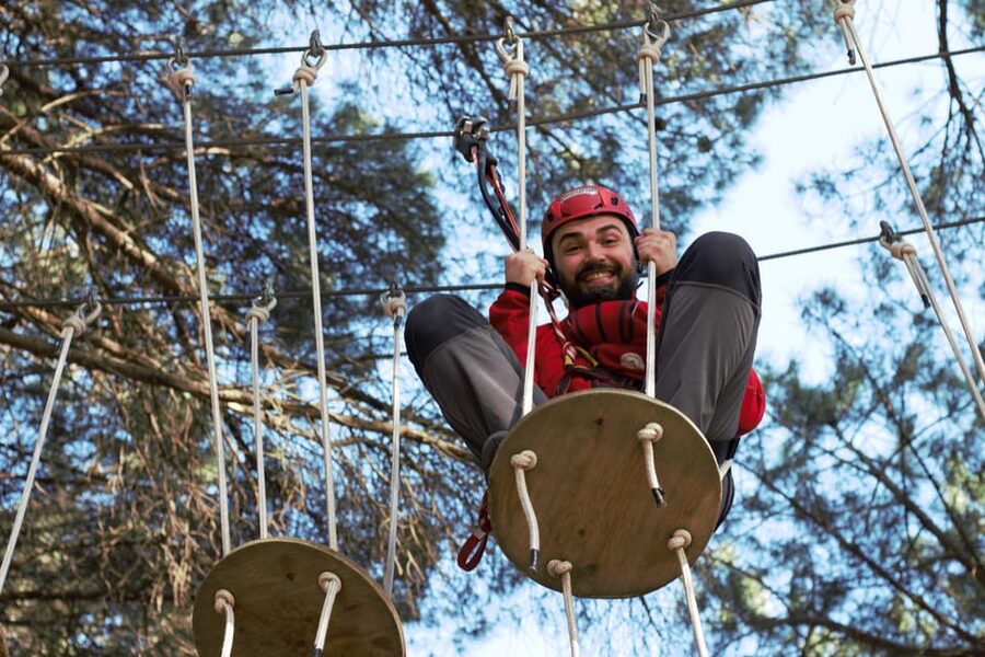 Monti Rossi Adventure Park Entry Ticket - A forest adventure on Monti Rossi