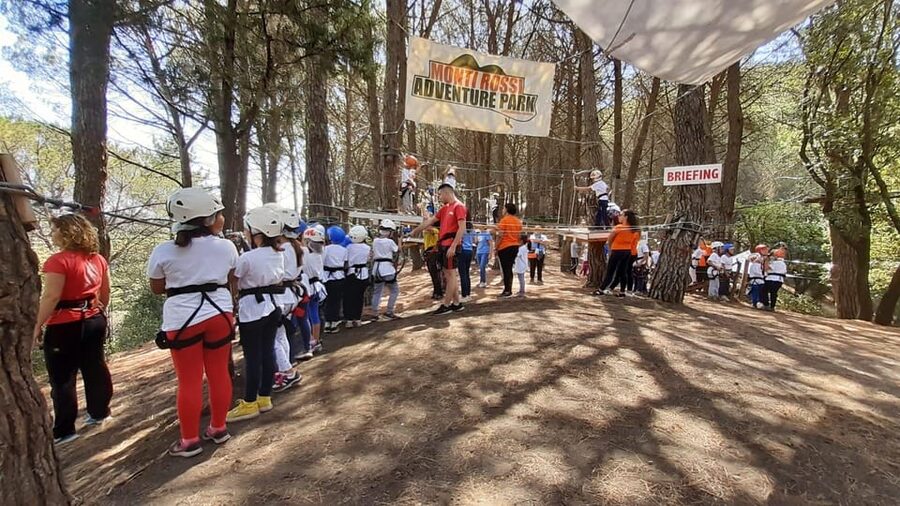 Monti Rossi Adventure Park Entry Ticket - The slackline and the quieter side of the park