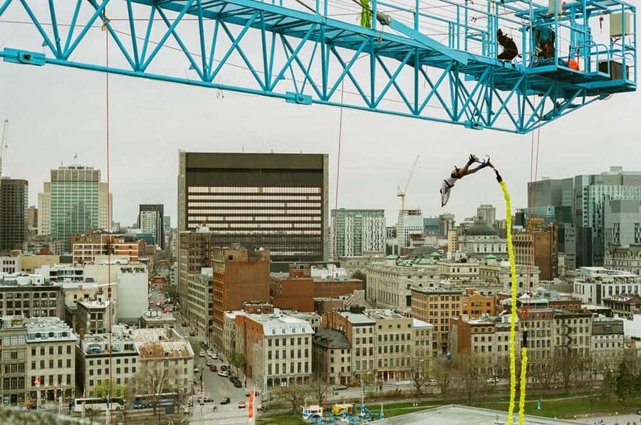 Montreal Bungee: The highest bungee jump in Canada - The best part: city views before the free fall
