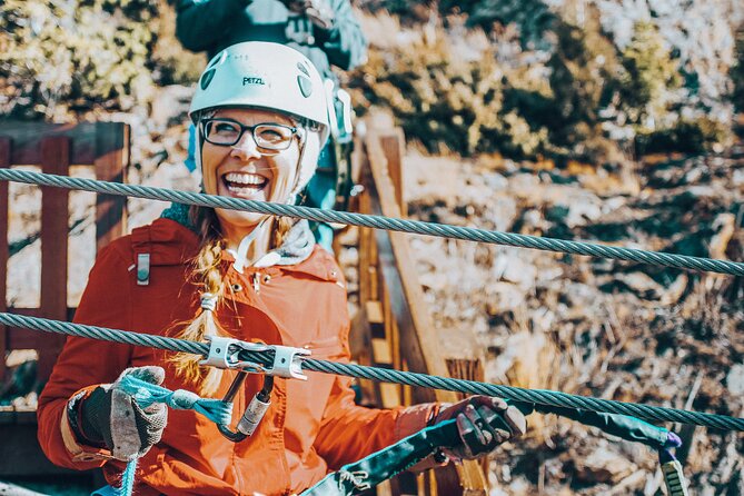 Mount Blue Sky Via Ferrata Climbing Experience in Idaho Springs - Ziplines add speed to the climbing