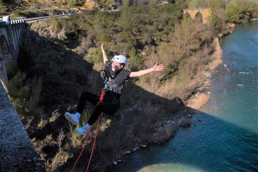 Murillo de Gállego Huesca: Bungee jumping over the river - What the one-hour activity feels like