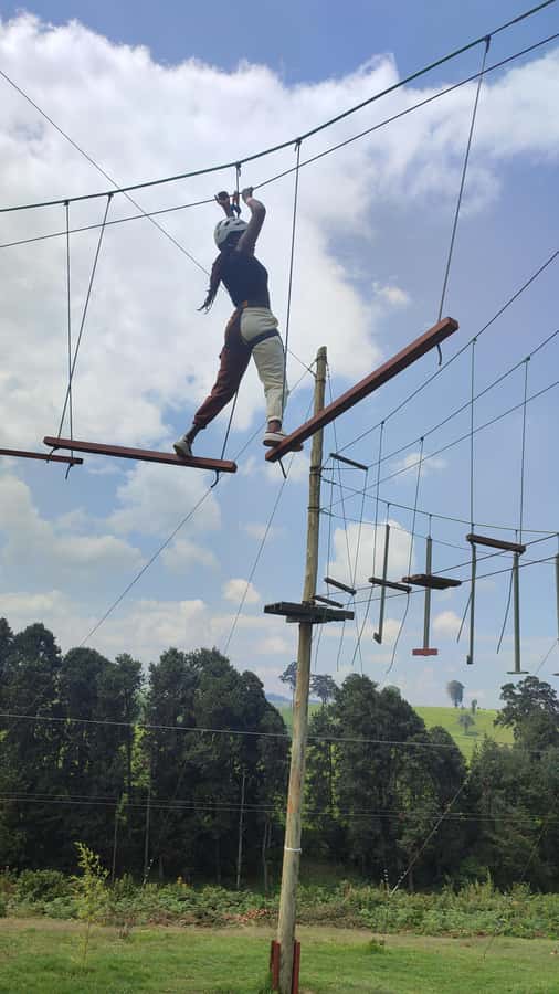 Nairobi: 1 Day of Pure Adrenaline Adventure in Kenya - The tiny-wire bicycle at 2:00 p.m.