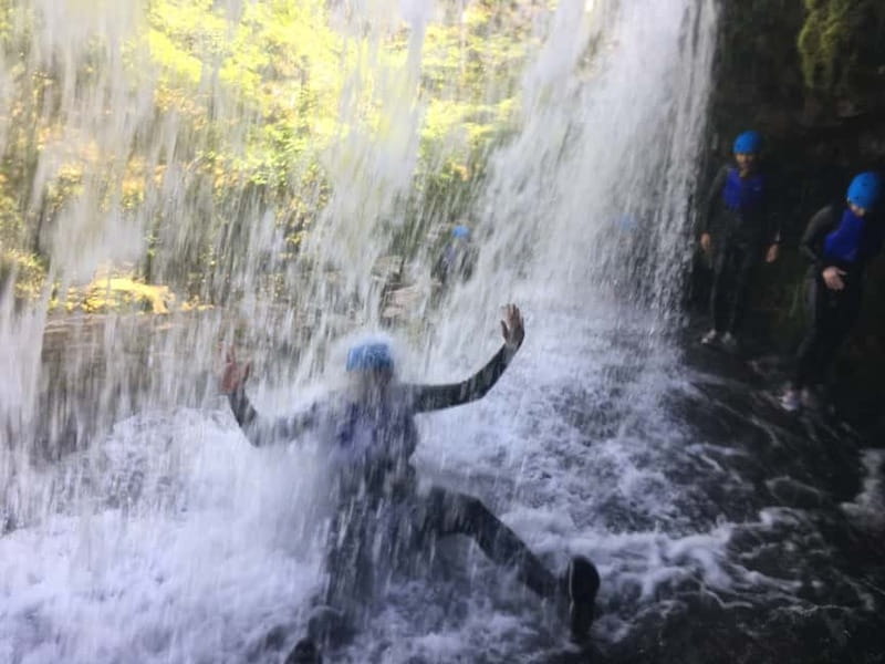 Neath: Canyoning, Gorge Walking & Waterfall Trekking Tour - Getting equipped for cold water