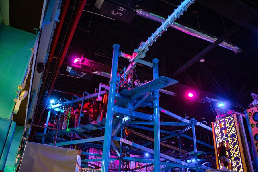 New York: Area 53 NYC Adventure Park Experience - The indoor adventure starts with a zip line
