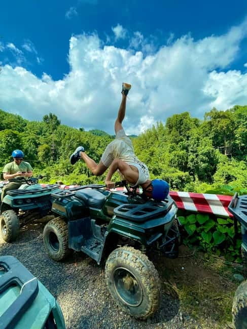 Nha Trang: ATV Extreme Tour at Kong Forest - Learning to control the four-wheeled ATV