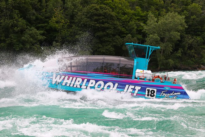 Niagara CANADA, Domed (Dry) Jet Boat Tour - What the 45-minute route feels like