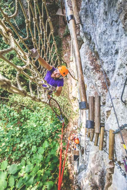 Nice: Adventure park in an exceptional natural setting - Reaching Canyon Forest through the Rives du Loup park