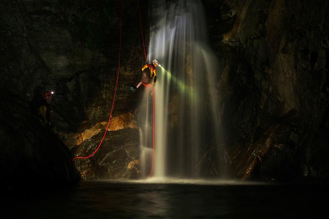 Night Canyoning Experience - Entering Titou Gorge as the light fades