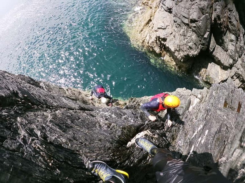 North Wales: Extreme Coasteering with Cliff Climbing & Jumps - Caves, rocks, and the first swims