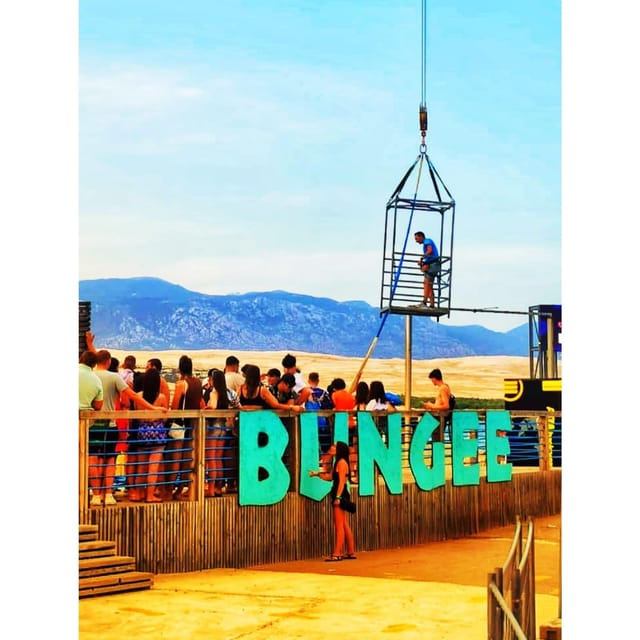 Novalja: Zrce Beach Tandem Bungee Jumping Experience - Key points to know before you book