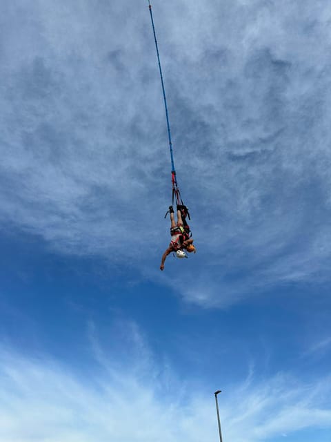 Novalja: Zrce Beach Tandem Bungee Jumping Experience - Health, age, and weight restrictions