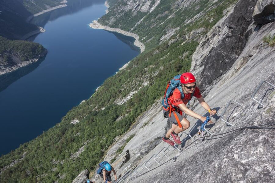 Odda: Full-Day Trolltunga Via Ferrata & Sky Ladder Adventure - From Skjeggedal to the foot of the rock