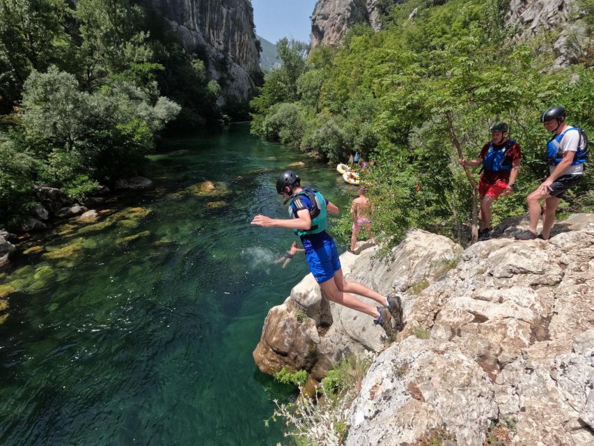 Omiš/Split: Cetina River Rafting Adventure & Cliff Jumping - What the 2.5-hour river section feels like