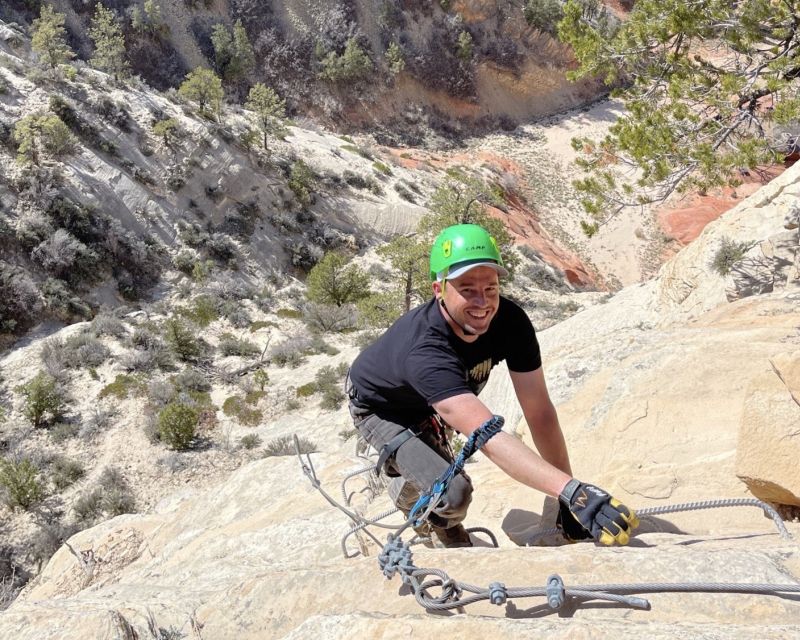 Orderville: Via Ferrata Guided Climbing and Rappelling Tour - Learning the system before the climb