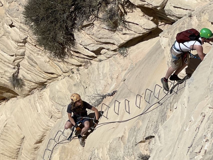 Orderville: Via Ferrata Guided Climbing and Rappelling Tour - Climbing more than 200 feet above Orderville