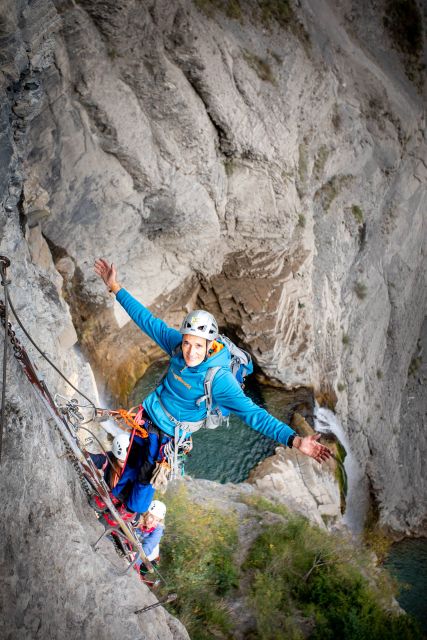 Ordesa, Broto : Via Ferrata K3. Climbing Experience - The climb above Broto