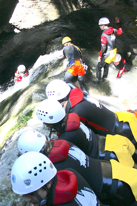 Ötztal: Advanced Canyoning at Auerklamm - The meeting point and the trip to the gorge