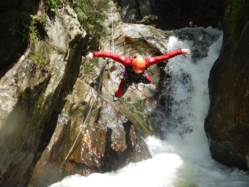 Ötztal: Canyoning "Wildwater XL" - The rappels are long, but not presented as extreme