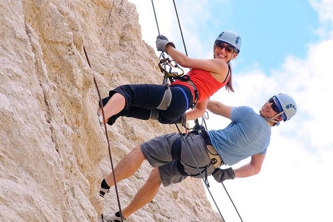 Outdoor Adventure includes Zip-line, Rappelling, Suspension Bridge & more - The suspension bridge starts with a laugh