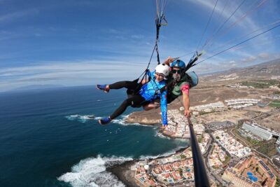 Paragliding Tandem Flight in Tenerife South ADRENALINE!