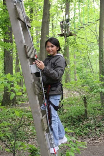 Paris : Sherwood Parc - Biggest Adventure Park Entry Ticket - Getting fitted for the treetop courses
