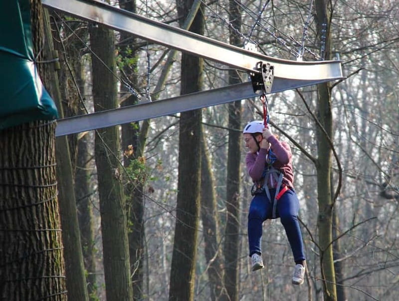 Paris : Sherwood Parc - Biggest Adventure Park Entry Ticket - Choosing between beginner and advanced challenges