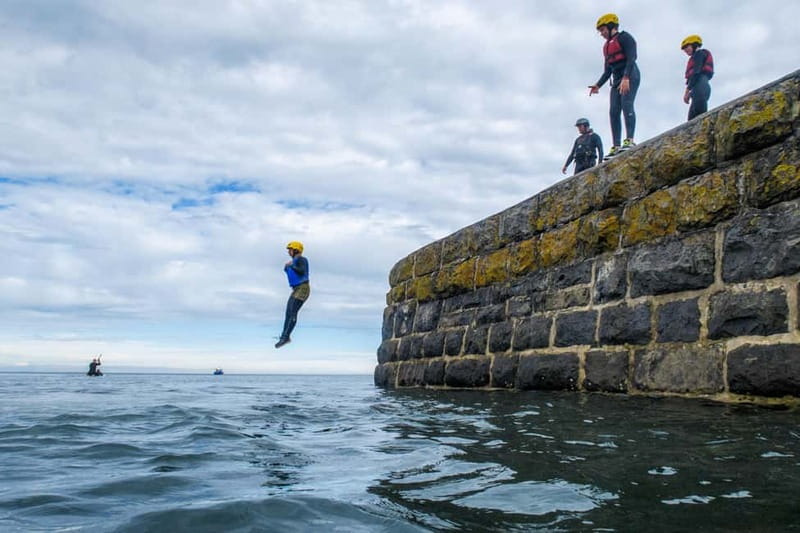 Pembrokeshire: Coasteering Adventure at Stackpole Quay - The First Swim and Coast-Level Route