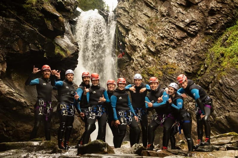 Perthshire: Discover Bruar Canyoning Experience - Learning the basics before the first jump