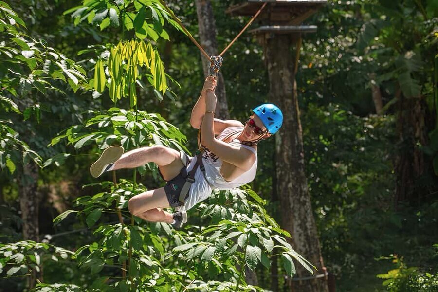 Phuket: Jungle Xtreme Adventure Park Entry Ticket - High above Phuket on the first zipline
