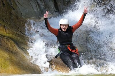 Lower Falls of Bruar Guided Canyoning Experience