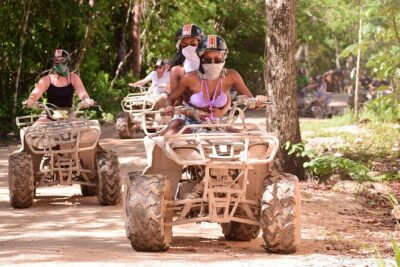 Playa del Carmen Maya Adrenaline Day ATV Zipline and Cenote