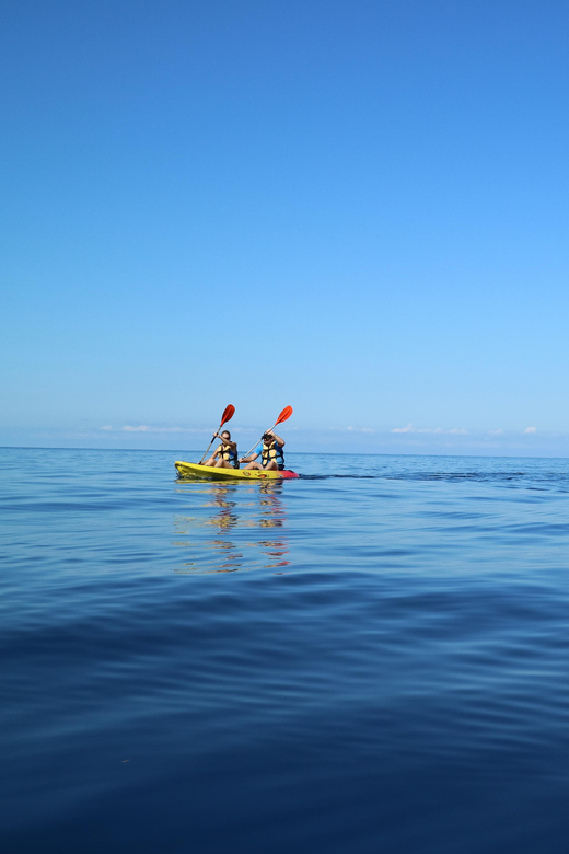 Pollença: Kayak and Coasteering Cliff Jumping - The first paddle along the north coast