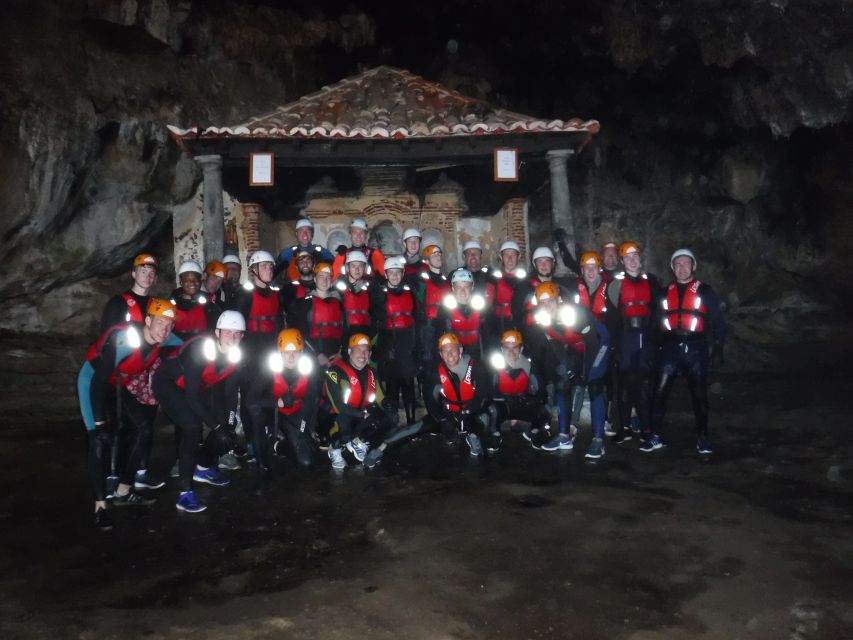 Portinho da Arrábida: Coasteering Boat Tour - Clear water, short swims, and boat support