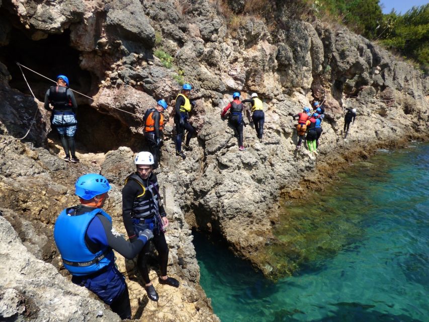 Portinho da Arrábida: Coasteering Boat Tour - The jumps range from a manageable metre to 10 metres