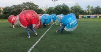 Bubbles football – Zorb Football in centrum