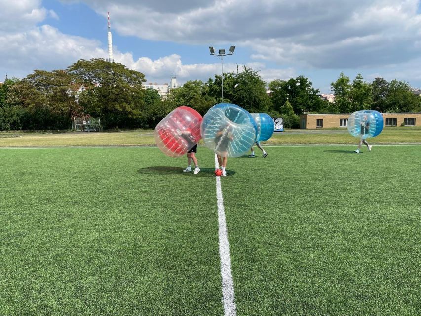 Prague: Bubbles football - Zorb Football in centrum - Who should book, and who should skip it?