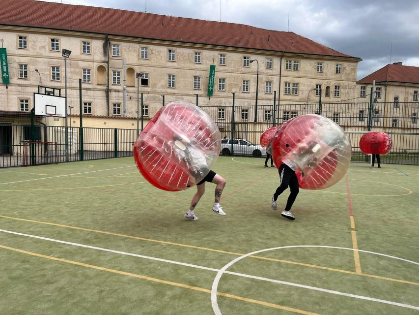 Prague: Bubbles football - Zorb Football in centrum - My verdict on this one-hour Prague outing