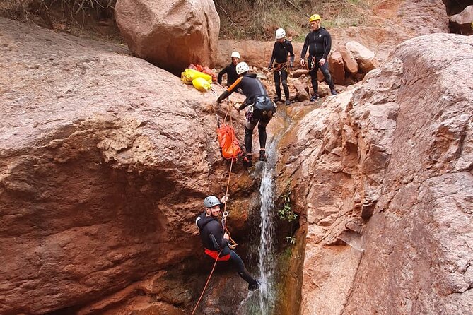Private Canyoning Adventure in the Atlas Mountains. Discover nature in a new way - A family activity with real physical demands
