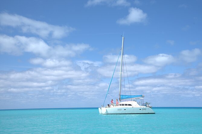 Private Catamaran Swim sail snorkel cliff jumping SUP - Bermuda from a private catamaran