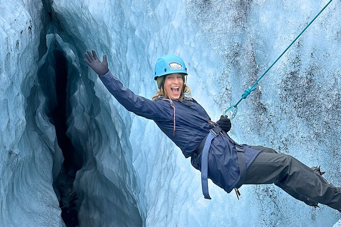 Private Extreme Encounter w/ ropes on Sólheimajökull Glacier - Rappelling into the glacier