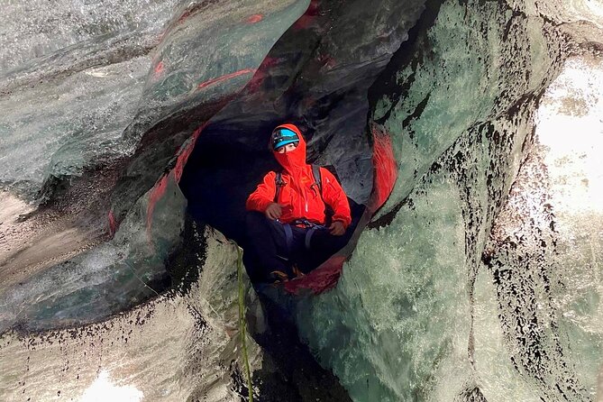 Private Extreme Encounter w/ ropes on Sólheimajökull Glacier - Crevasses, ice caves, and natural ice shapes