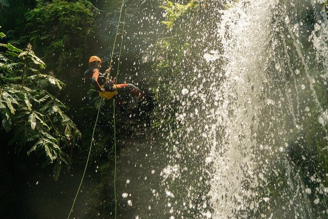 Private Half Day Canyoning Tour in Gordona - Rappelling beside waterfalls