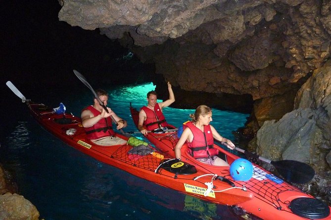 Private Tour explore Vulcano Island by Kayak & Coasteering - Swimming and snorkeling in clear water