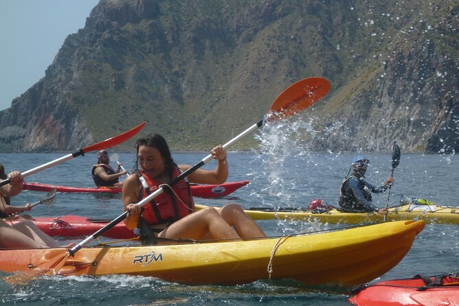 Private Tour explore Vulcano Island by Kayak & Coasteering - When the weather changes the plan