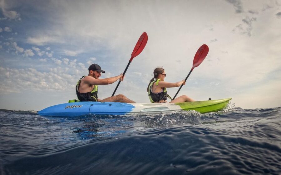Pula: Kayaking,Snorkeling, Cliff jumping Tour with Wetsuit - A 25-minute safety briefing before you paddle