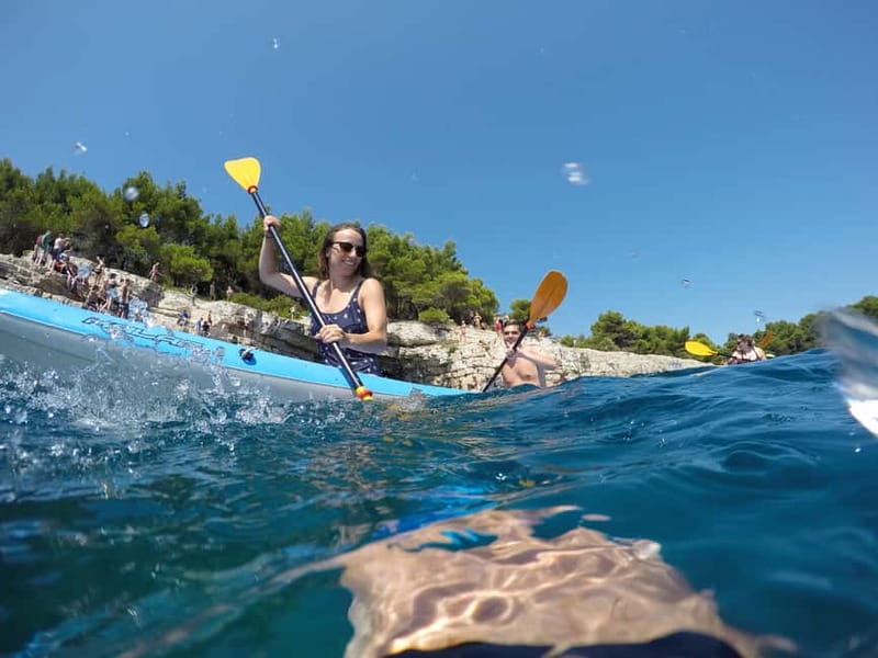 Pula: Muzil Canyon Kayak Tour, Snorkeling and Cliff Jumping - Starting at Valovine Beach