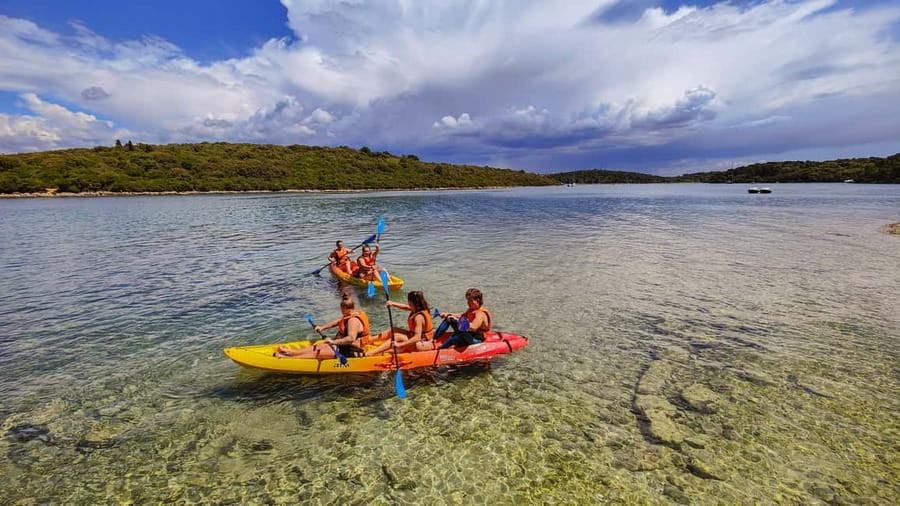 Pula: Muzil Canyon Kayak Tour, Snorkeling and Cliff Jumping - What the $58 price gets you