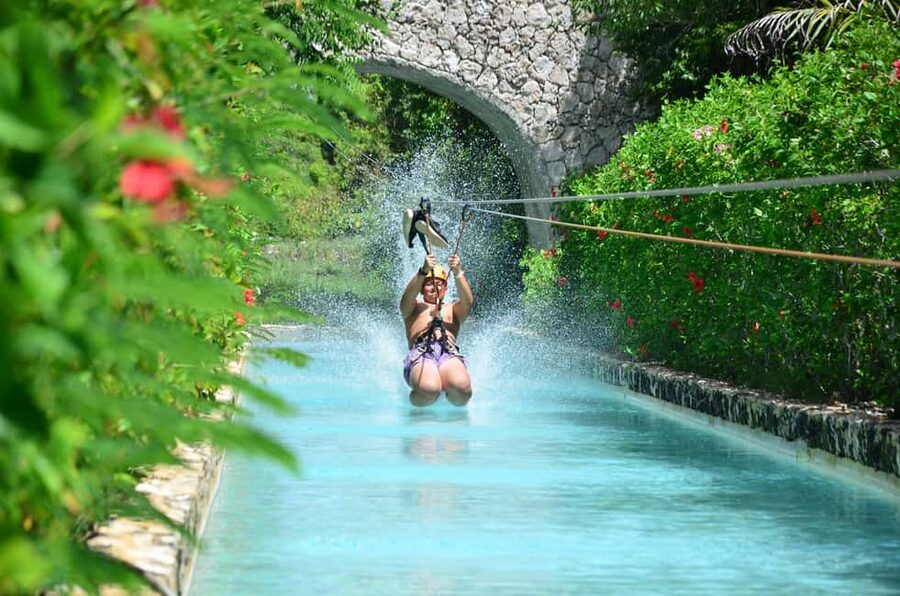 Punta Cana: Bavaro Adventure Park Full-Access Ticket & Lunch - Six zipline circuits and the splash pool